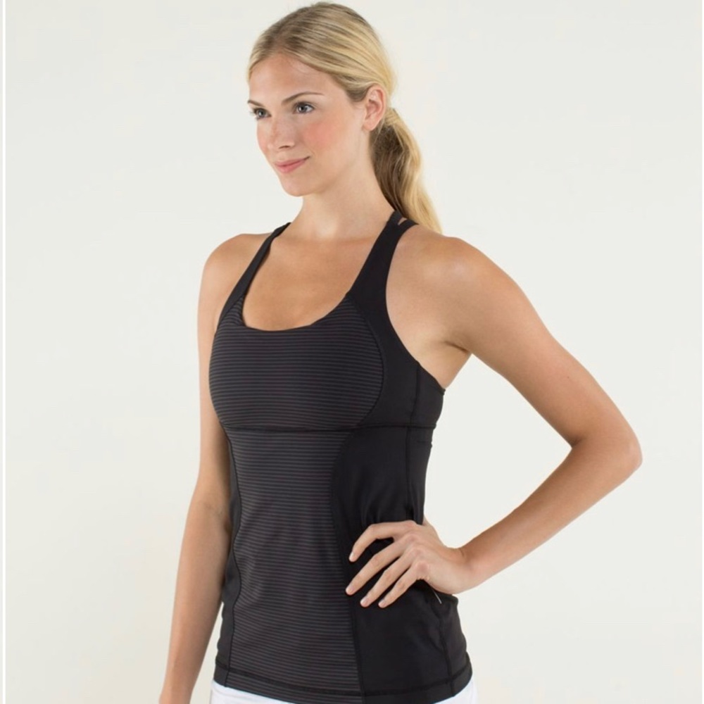 Lululemon Energy Tank
Hyper Stripe Black / Black Size 4. Excellent condition